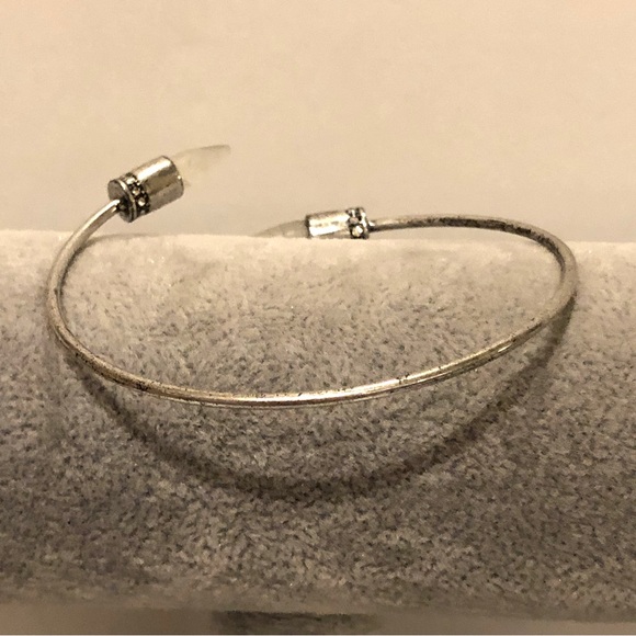 New* in Box Jade & Jasper Bracelet- silver tone with clear crystal ends - Picture 12 of 13